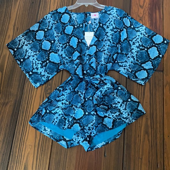 Buddy Love River Romper Blues - Picture 1 of 8